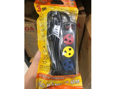 Ổ Cắm 3SND Dây 3mx2 10A