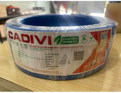 CÁP CADIVI CV/LF-1.5 -0.6/1KV