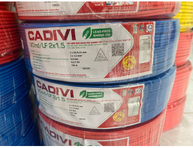 CÁP CADIVI VCMD/LF-2X1.5 -0,6/1KV