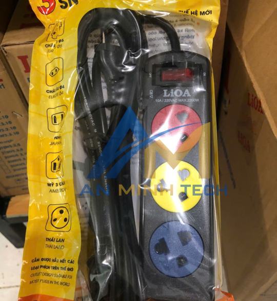 Ổ Cắm 3SND Dây 3mx2 10A
