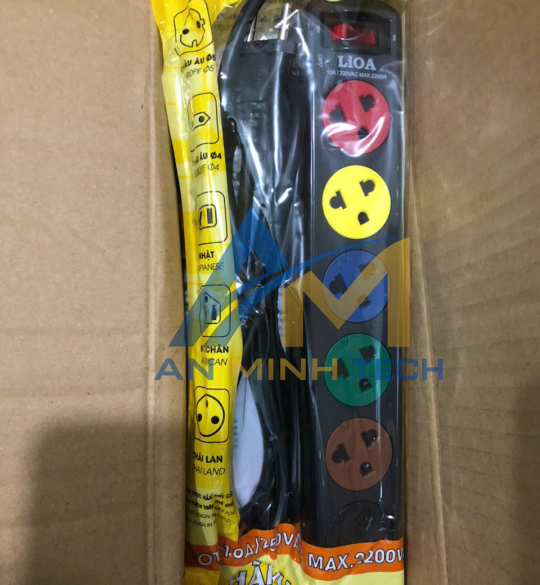 Ổ Cắm 6SND Dây 3mx2 10A