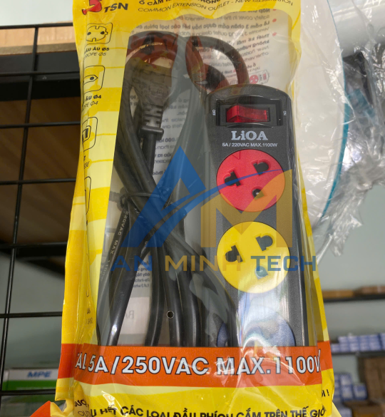 Ổ cắm 3TSN dây 3mx2 5A