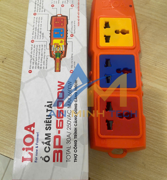 Ổ CẮM SIÊU TẢI ĐA NĂNG 3P-2DN