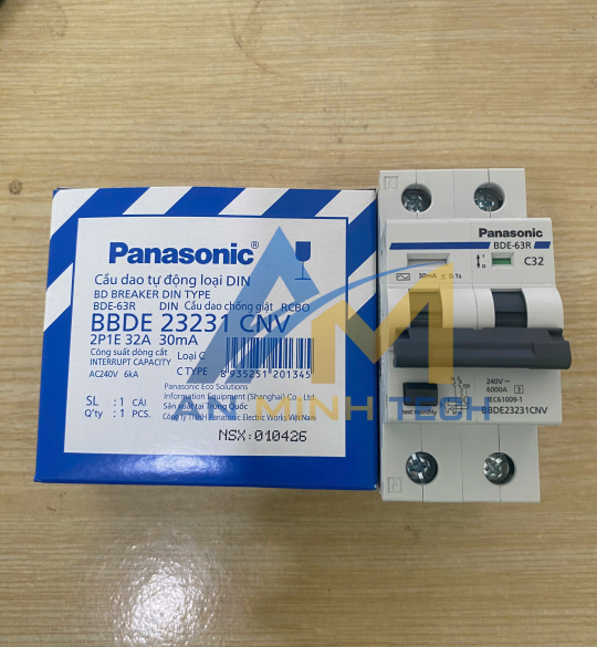 CẦU DAO TÉP CHỐNG GIẬT 2P 32A BBDE23231CNV