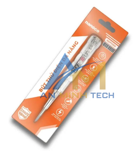 BÚT THỬ ĐIỆN 70-250VAC, TRONG SUỐT NEP7250 NANOCO