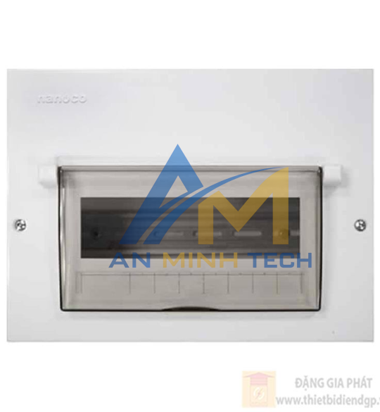 TỦ ĐIỆN VỎ KIM LOẠI 5-10 MODULES NDP110 NANOCO