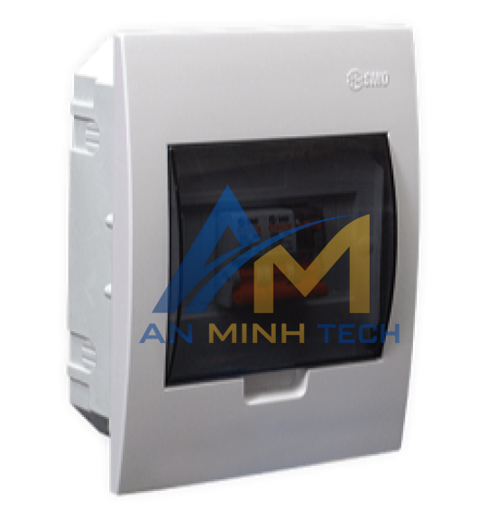Tủ điện mặt nhựa bóng, đế nhựa chứa 3 - 6 Module E4FC3/6SA SINO