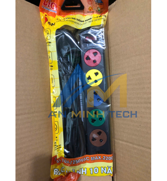 Ổ Cắm 6SND Dây 5mx2 10A