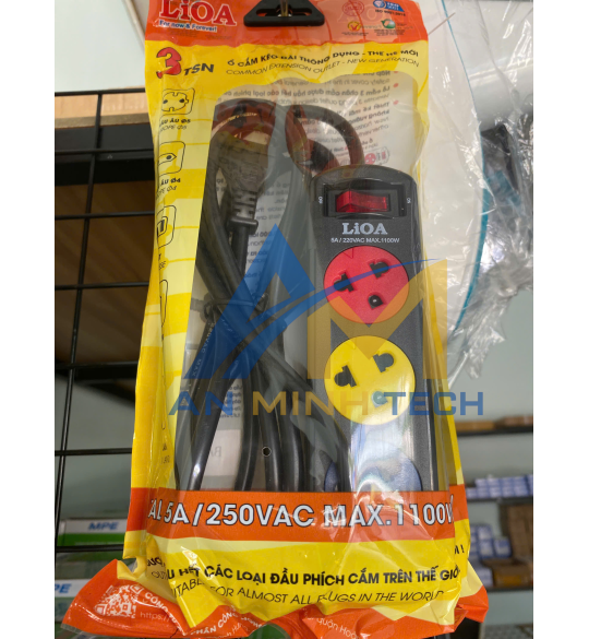 Ổ cắm 3TSN dây 3mx2 5A