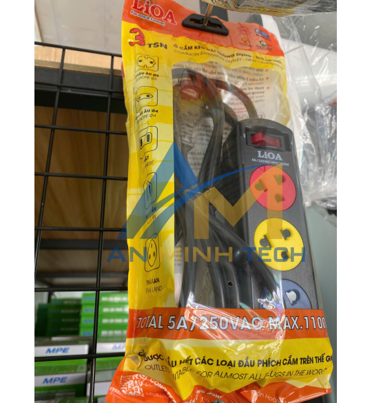 Ổ cắm 3TSN dây 3mx2 5A