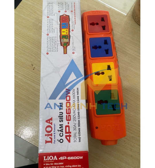 Ổ CẮM SIÊU TẢI ĐA NĂNG 4P-2DN