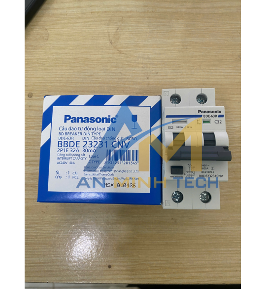 CẦU DAO TÉP CHỐNG GIẬT 2P 32A BBDE23231CNV
