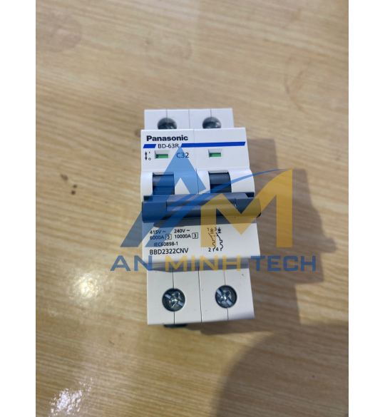 CẦU DAO TÉP 2P 32A BBD2322CNV CHÍNH HÃNG PANASONIC