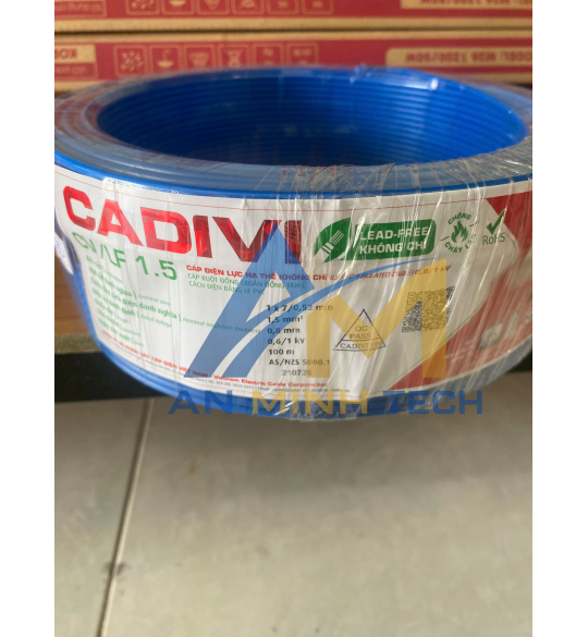 CÁP CADIVI CV/LF-1.5 -0.6/1KV