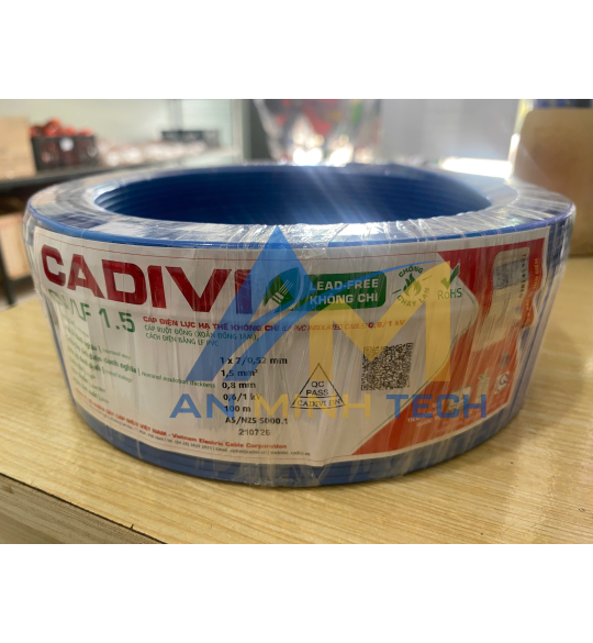 CÁP CADIVI CV/LF-1.5 -0.6/1KV