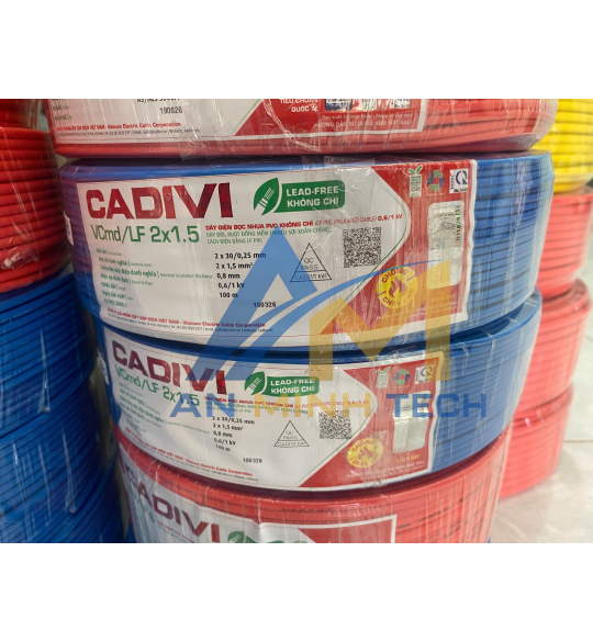 CÁP CADIVI VCMD/LF-2X1.5 -0,6/1KV