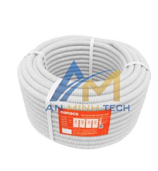 ỐNG LUỒN DÂY MỀM PHI 16 MÀU TRẮNG, FRG16W NANOCO