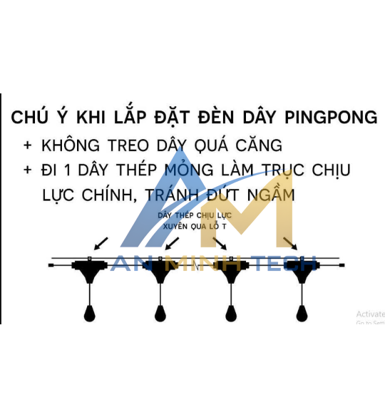 DÂY ĐÈN TRANG TRÍ NGOÀI TRỜI CÓ CHẠC E27 5M 10 ĐUÔI ĐÈN – CHỐNG NƯỚC KÍN KHÍT, CHỊU NẮNG MƯA VÀ DỄ DÀNG NỐI DÀI