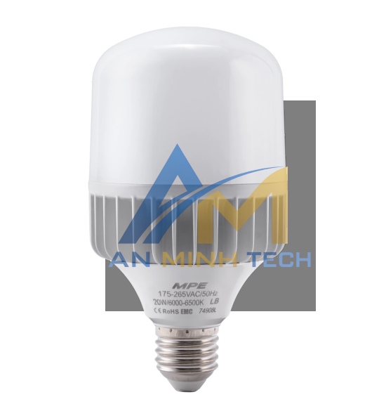 ĐÈN LED BULB 20W TRẮNG LB-20T (LB20T) MPE