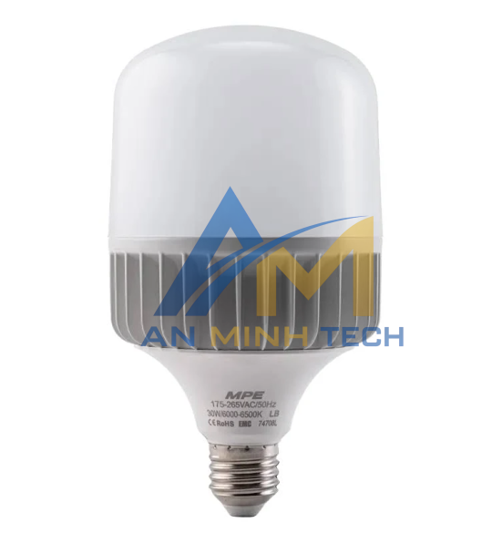 ĐÈN LED BULB 30W TRẮNG LB-30T (LB30T) MPE
